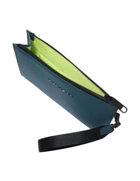 Pochette media in tessuto impermeabile Piquadro C2OW, ottanio