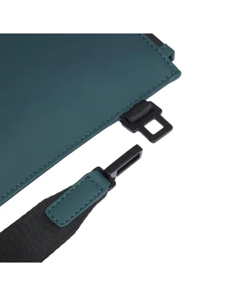 Pochette media in tessuto impermeabile Piquadro C2OW, ottanio