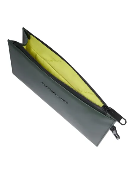 Piquadro Corner Medium-Pouch Kompakt & Wasserabweisend, grün