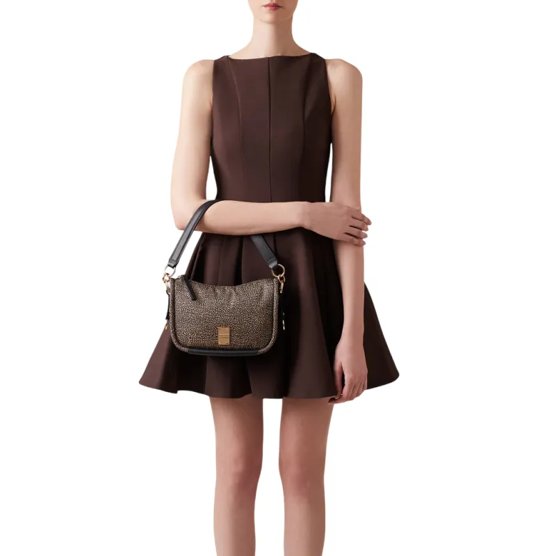 Borbonese Cahier Compact Bag Recycled Fabric & Leather,... 2