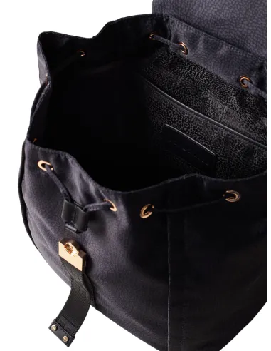 Borbonese Fold Medium Backpack in...