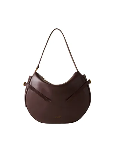 Borbonese Bridle Shoulder Bag in...