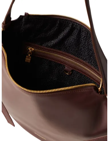 Borbonese Bridle Shoulder Bag in...