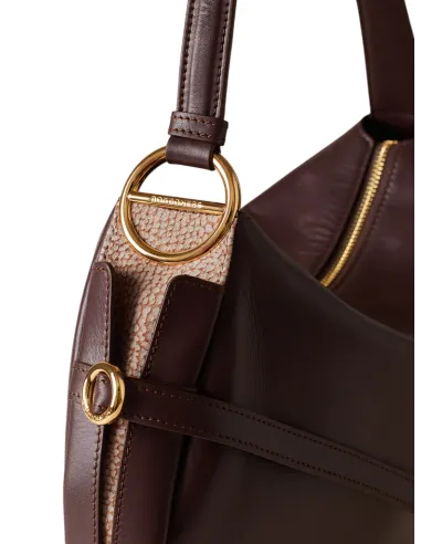Borbonese Bridle Schultertasche...