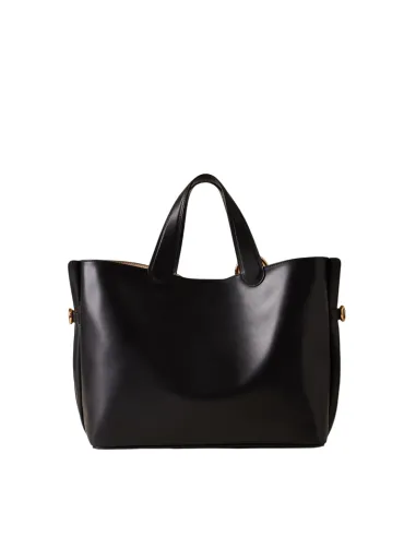 Shopping due manici in vitello...