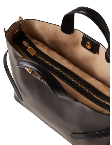 Borbonese Bridle Shopping Bag in...