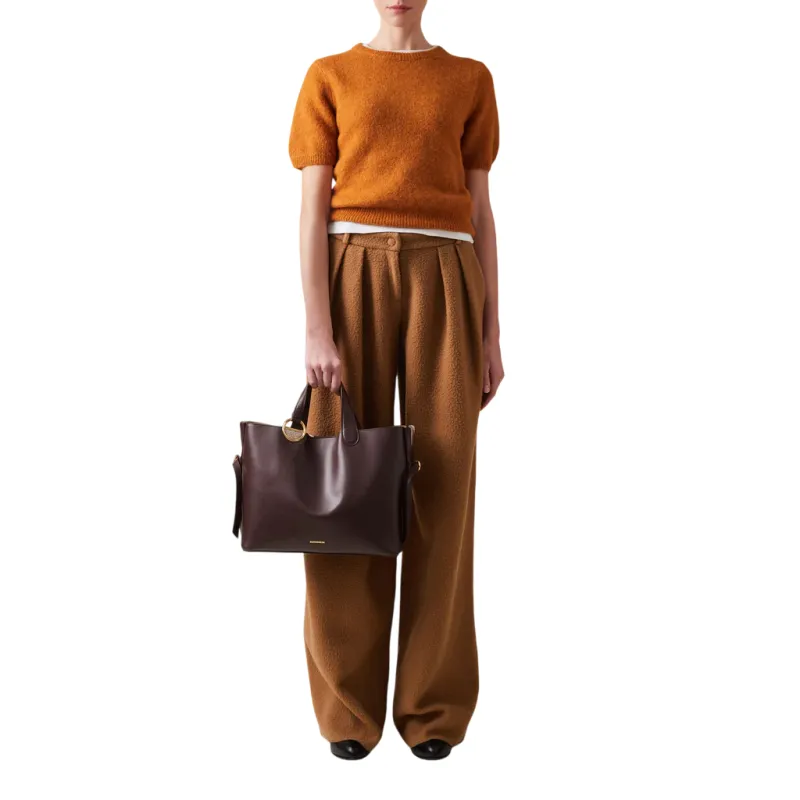 Borbonese Bridle Shopping Bag in Nappa Leather &... 2