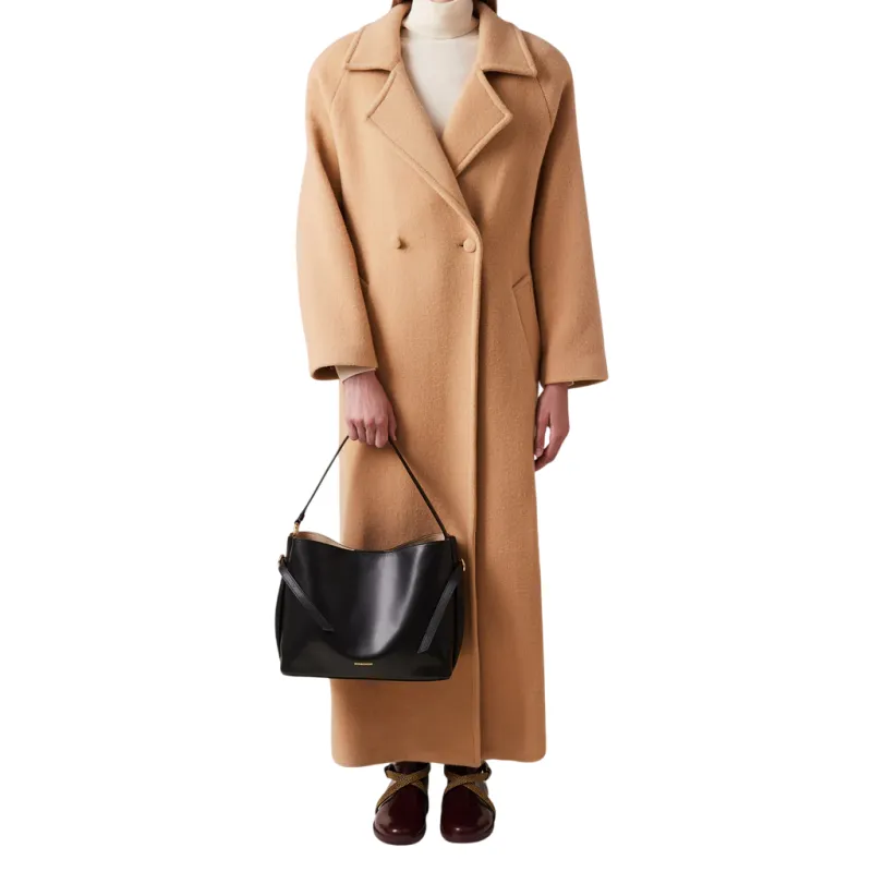 Borbonese Bridle Bucket Bag Nappaleder & Goldbeschläge,... 2