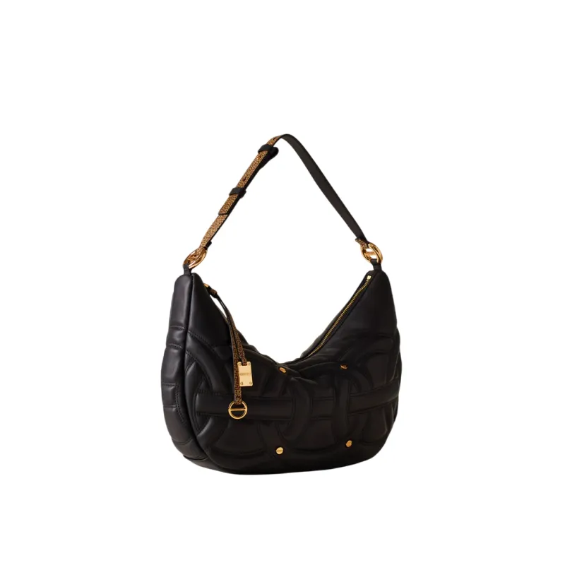 Borbonese Rondò Schultertasche Nappaleder & OP-Wildleder,... 2