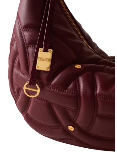 Borbonese Rondò Quilted Leather & OP...