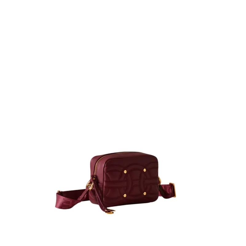 Borbonese Rondò Umhängetasche Nappaleder & OP-Wildleder,... 2