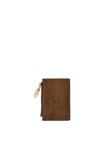 Porta carte con zip Borbonese, op...