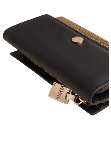 Borbonese Medium Wallet OP Canvas,...