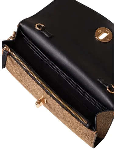 Borbonese Medium Pouch Coated Canvas...