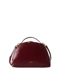 Borbonese Sexi Bag Medium Nappa Leather & Gold Hardware, merlot