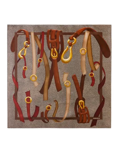 Foulard cinghie Borbonese, op naturale