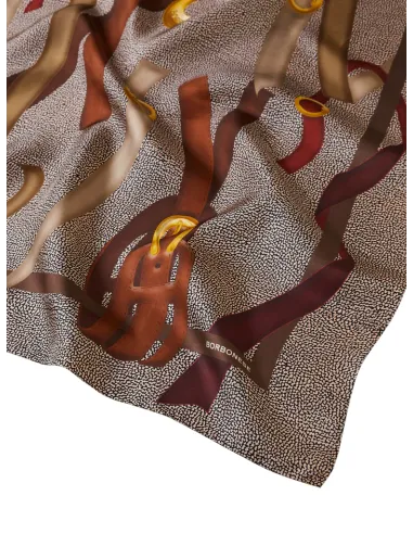 Foulard cinghie Borbonese, op naturale