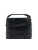 Liu Jo Shopping Bag Pebble Texture & Logo Strap, black