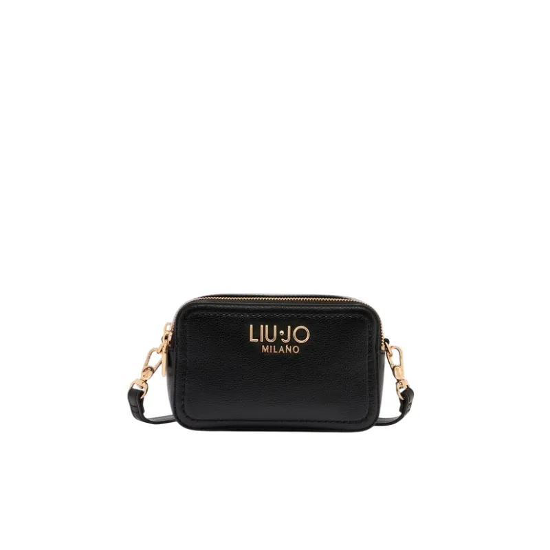 Liu Jo small crossbody bag with pebble texture and...
