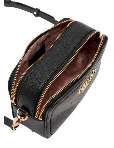 Liu Jo kleine Umhängetasche mit Strukturoptik und abnehmbarem Riemen, schwarz