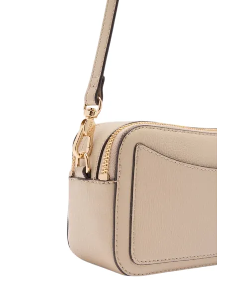 Liu Jo small crossbody bag with pebble texture and removable strap, neutral