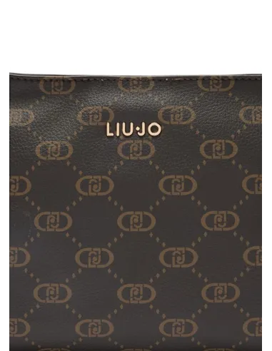 Borsa Liu Jo a tracolla, beige-marrone