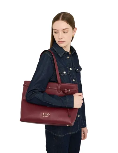 Borsa shopping Liu Jo, bordeaux