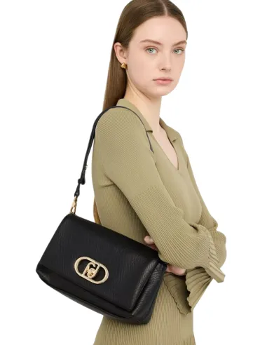 Liu Jo Schultertasche mit Metalllogo...