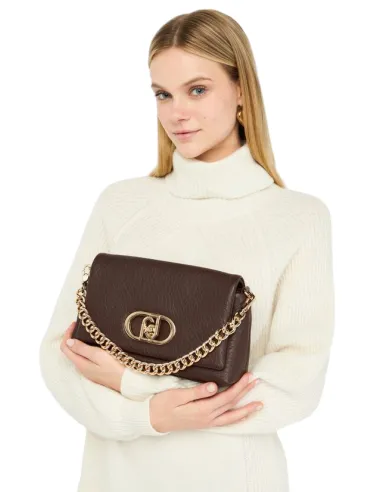 Liu Jo Schultertasche mit Metalllogo...