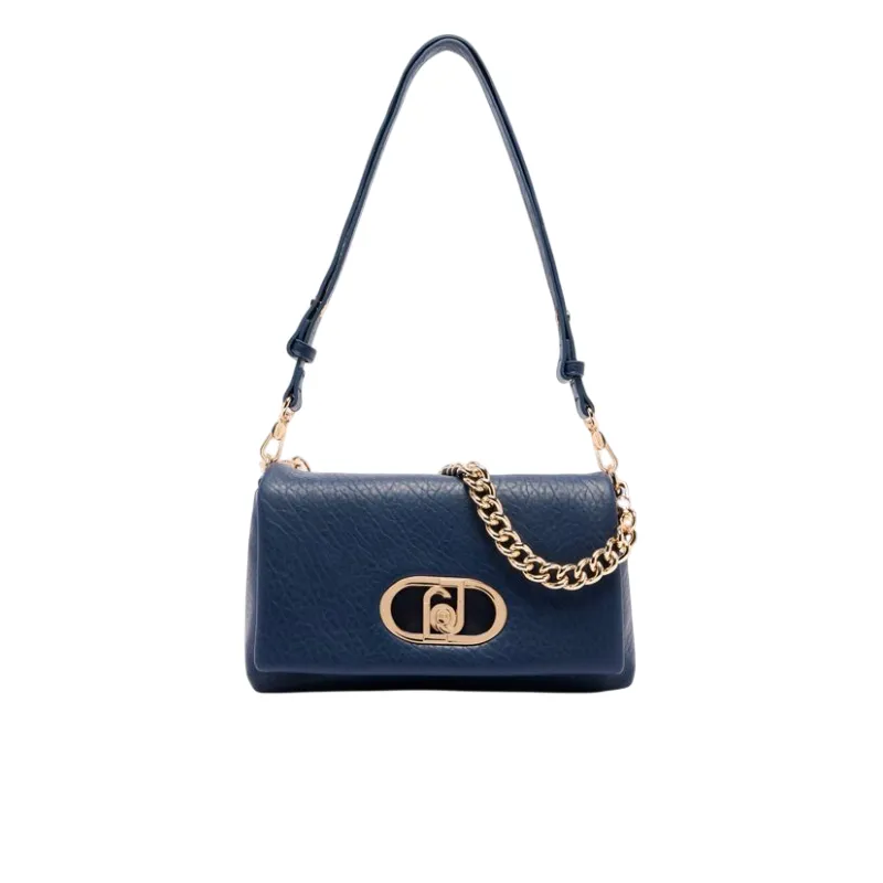 Liu Jo LaPuffy bag with chain handle flap closure and...
