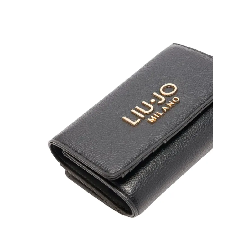 Liu Jo medium wallet with snap closure card slots and... 2