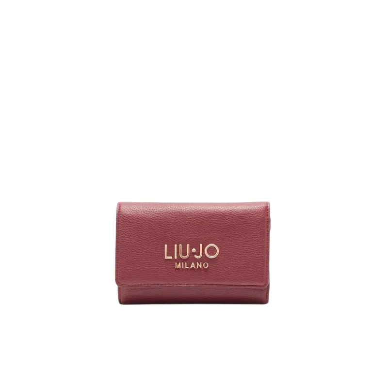 Liu Jo medium wallet with snap closure card slots and...