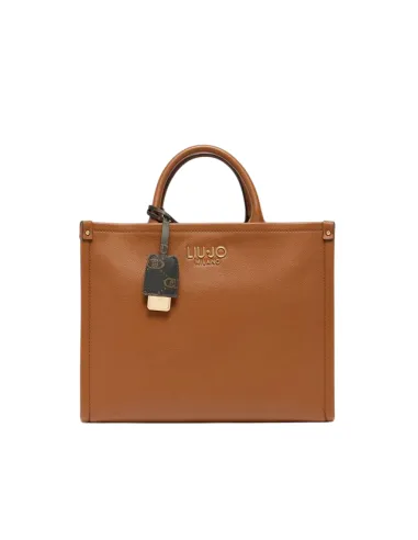 Shopping con due manici Liu Jo, marrone