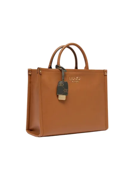 Shopping con due manici Liu Jo, marrone