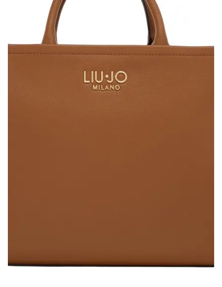 Shopping con due manici Liu Jo, marrone