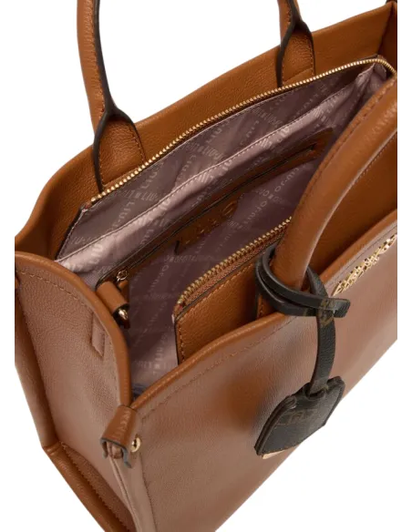 Shopping con due manici Liu Jo, marrone