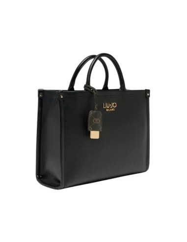 Shopping con due manici Liu Jo, nera