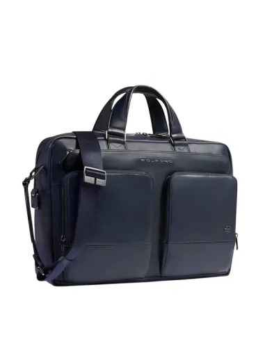 Piquadro Philip leather laptop bag...