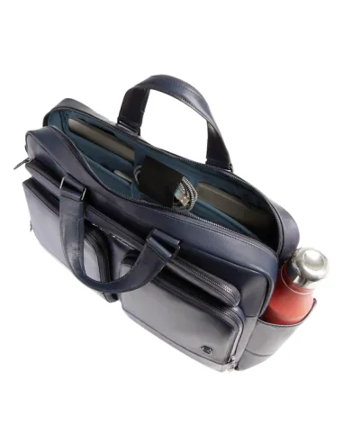 Piquadro Philip leather laptop bag...
