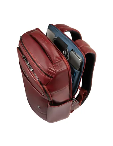 Zaino uomo piccolo in pelle porta pc...