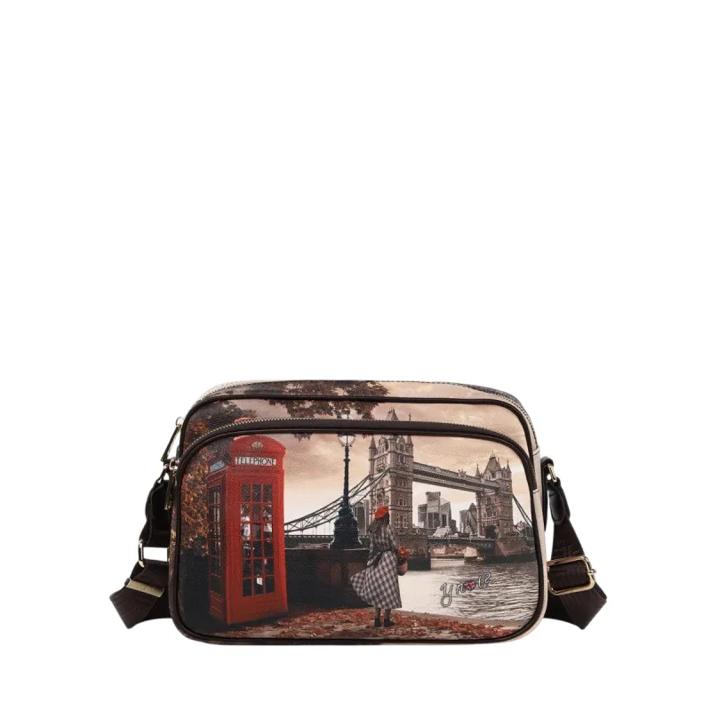 Borsa a tracolla con tasca esterna Ynot, London bridge