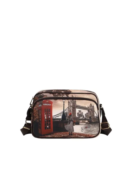 Borsa a tracolla con tasca esterna Ynot, London bridge