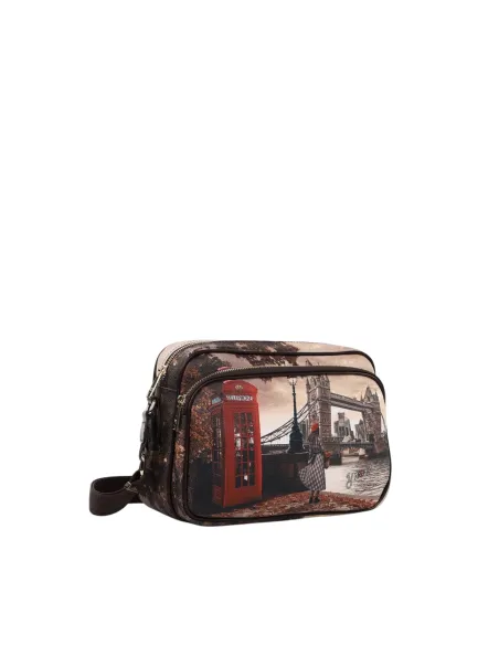 Borsa a tracolla con tasca esterna Ynot, London bridge