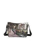 YNot Yes Bag shoulder bag water-resistant with zip and adjustable strap, Amsterdam Bridge