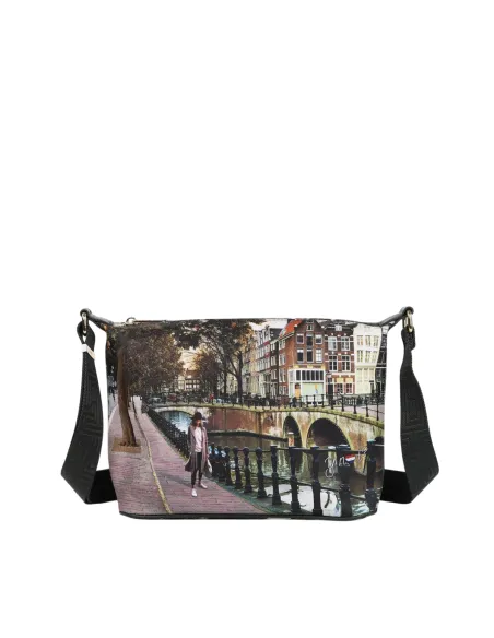 Borsa a tracolla piccola Ynot, Amsterdam Bridge