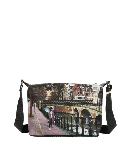 Borsa a tracolla piccola Ynot, Amsterdam Bridge