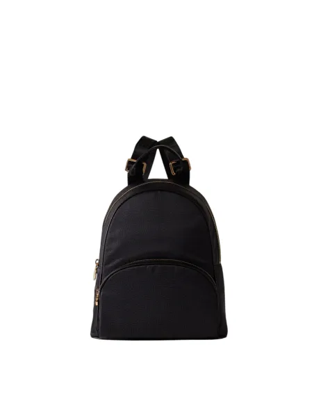 Zaino con chiusura con zip Borbonese, nero