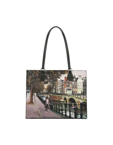 YNot Yes Bag Große Shopper mit Print...
