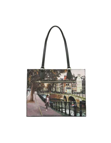 YNot Yes Bag Große Shopper mit Print...