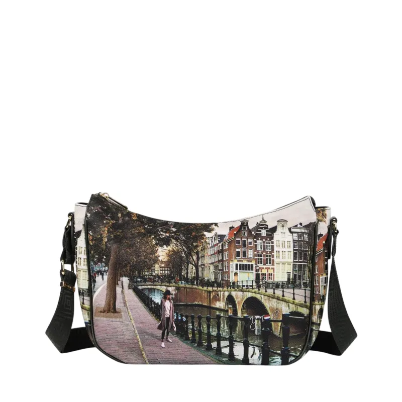 Borsa donna media a tracolla Ynot, Amsterdam Bridge